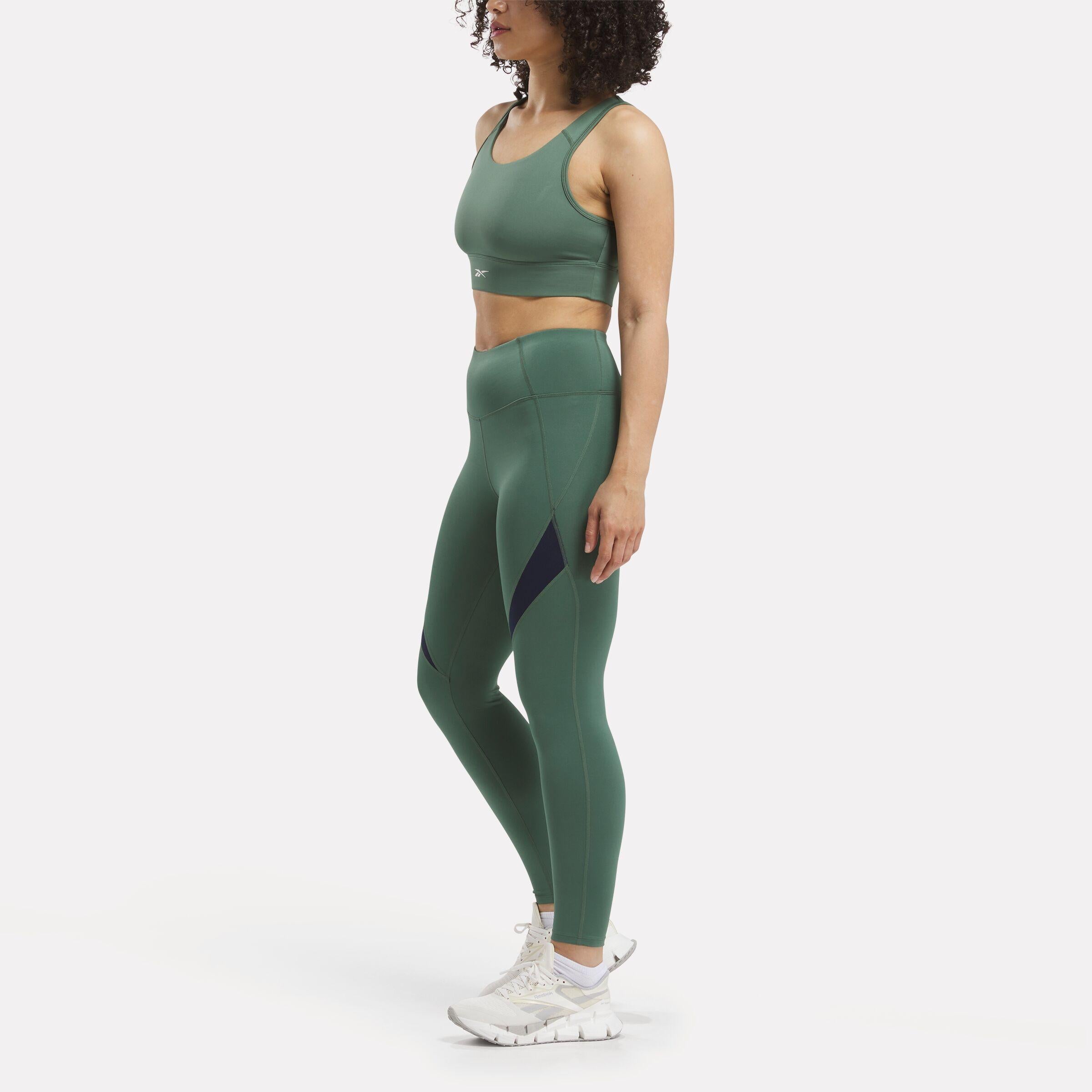 Reebok Apparel  Women's Id Train Colorblock Tight Reebok Training App Women Green Reg