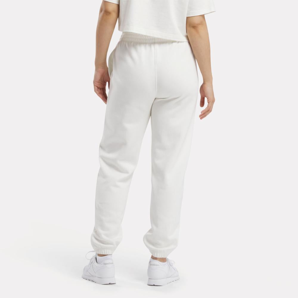 Reebok Apparel  Women's Q3 Ide Fleece Pant Reebok Training App Women White Reg