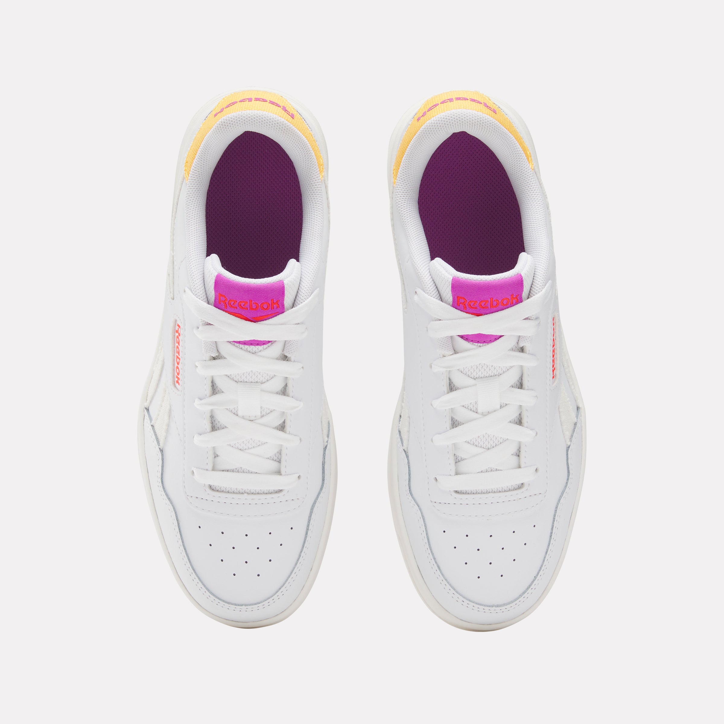 Reebok Women's Reebok Court Advance  In White/Chalk/Purplerave M