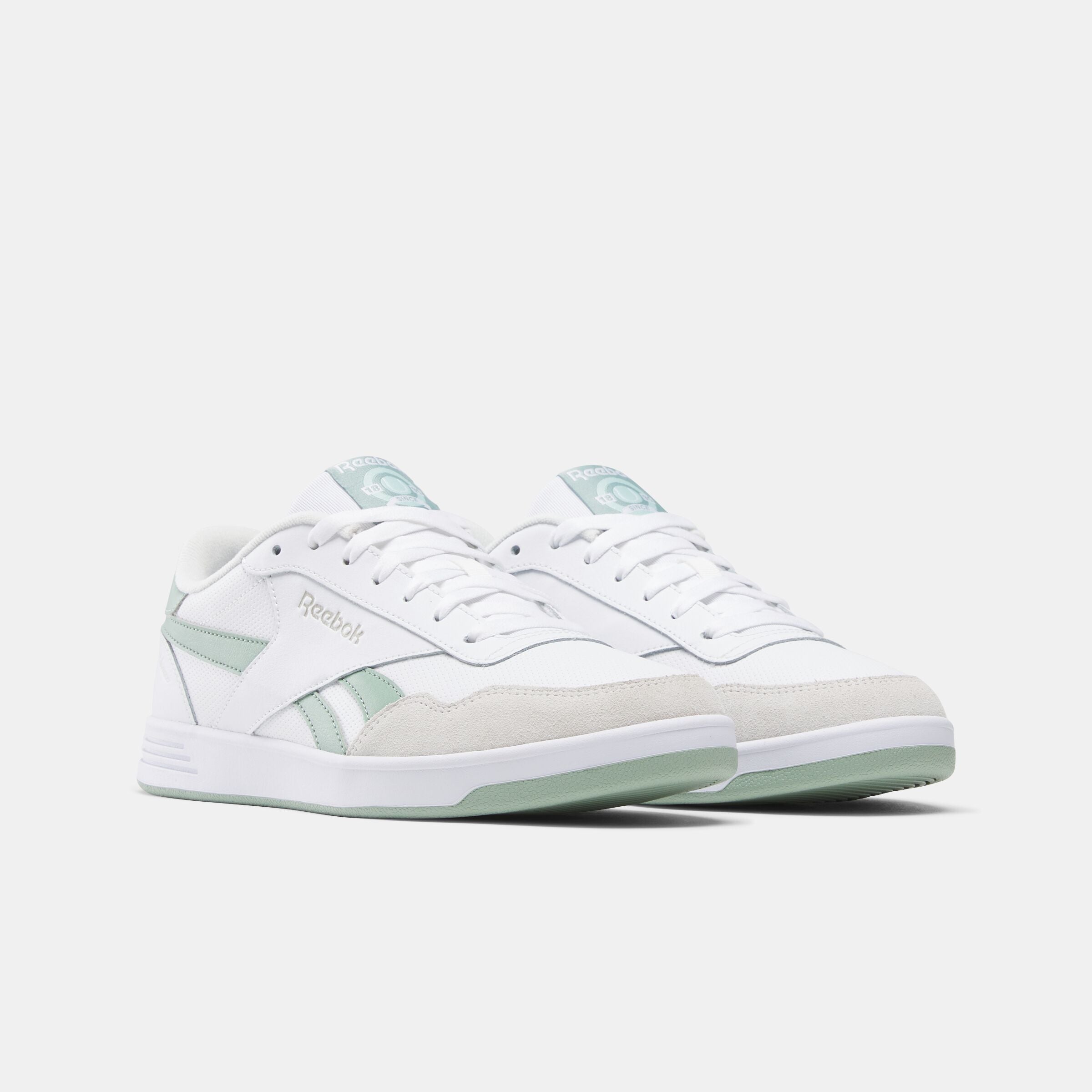 Reebok Unisex' Reebok Court Advance  In White/Hybridgreen/Barelygr M