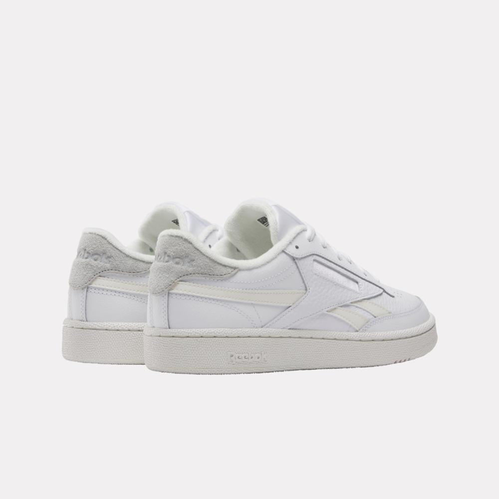 Reebok Unisex' Club C Revenge  In White/Barelygrey/Chalk M