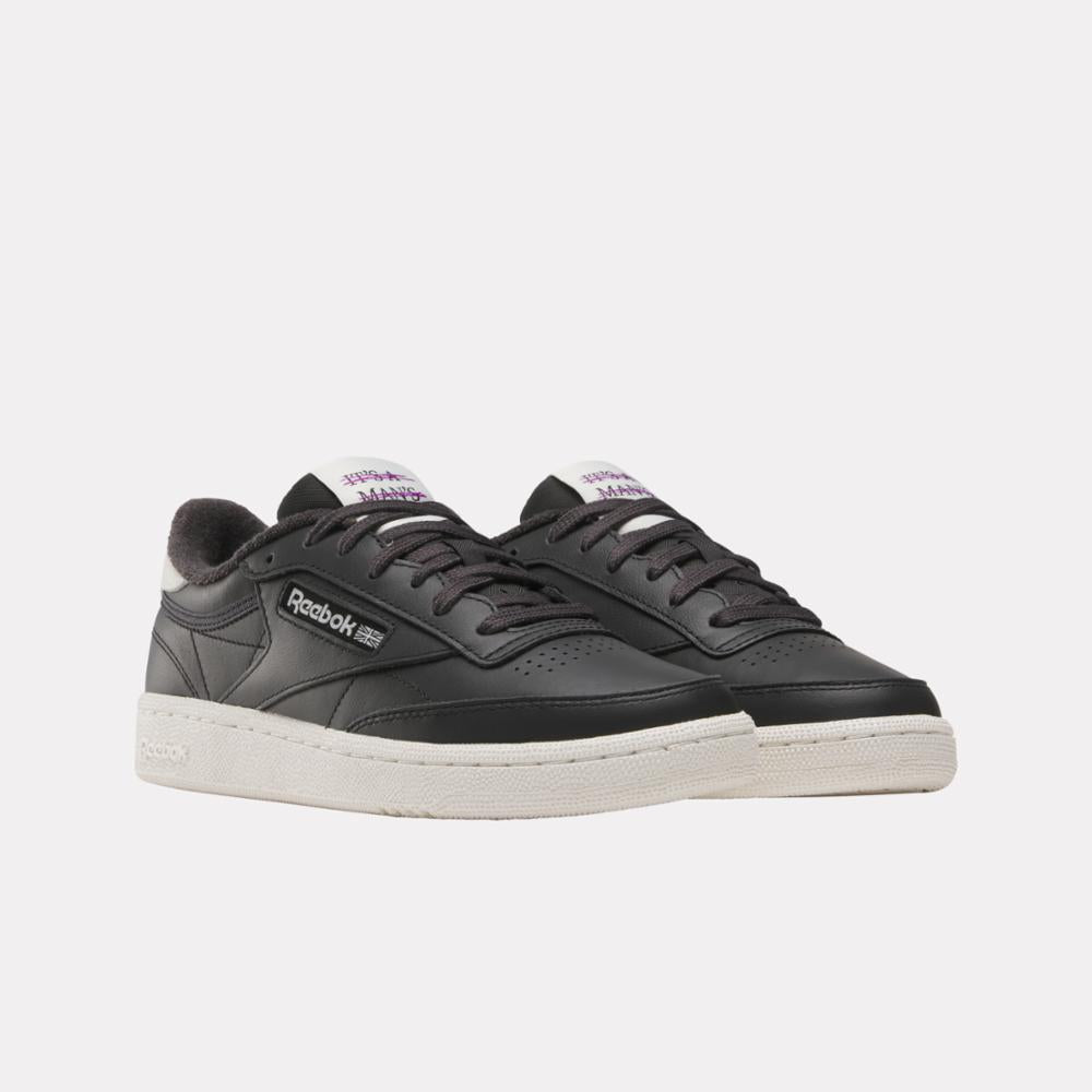 Chaussures Reebok Club C 85 pour femmes, Reebok Classics FTW, noires, taille M
