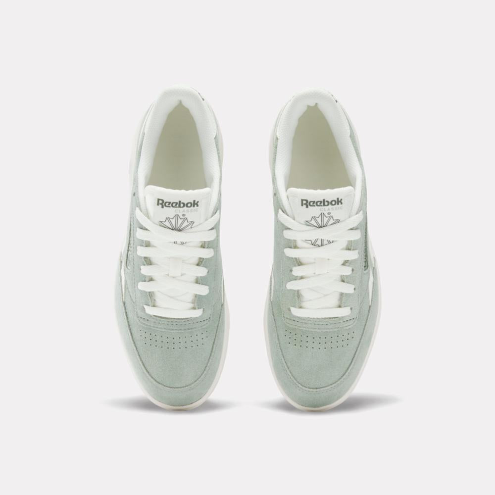 Chaussures Reebok Club C Double Revenge pour femmes, Reebok Classics FTW, vertes, taille M