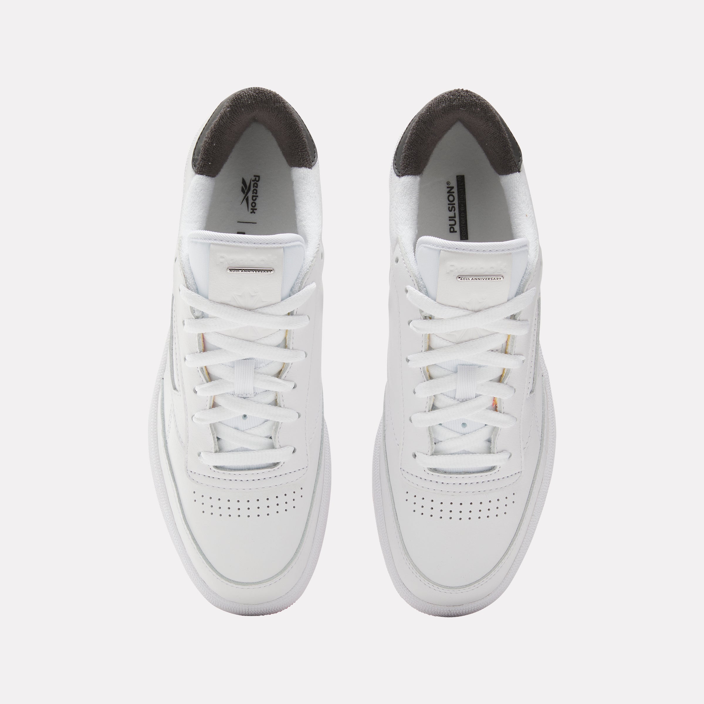 Reebok Unisex' Club C 85 Vintage  In White/Energyred/Washedblack M
