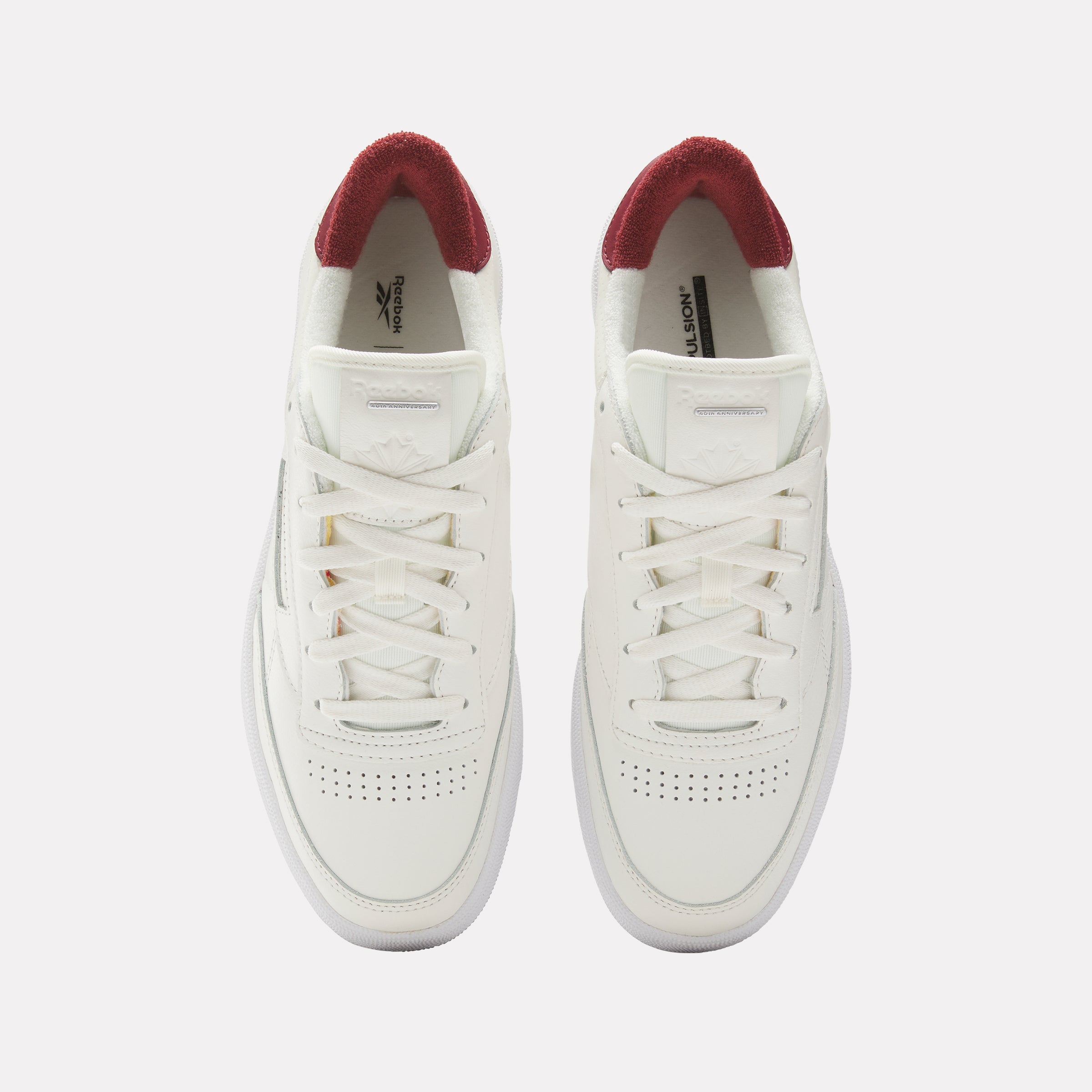 Reebok Unisex' Club C 85 Vintage  In Chalk/Grey3/Classicburgundy M