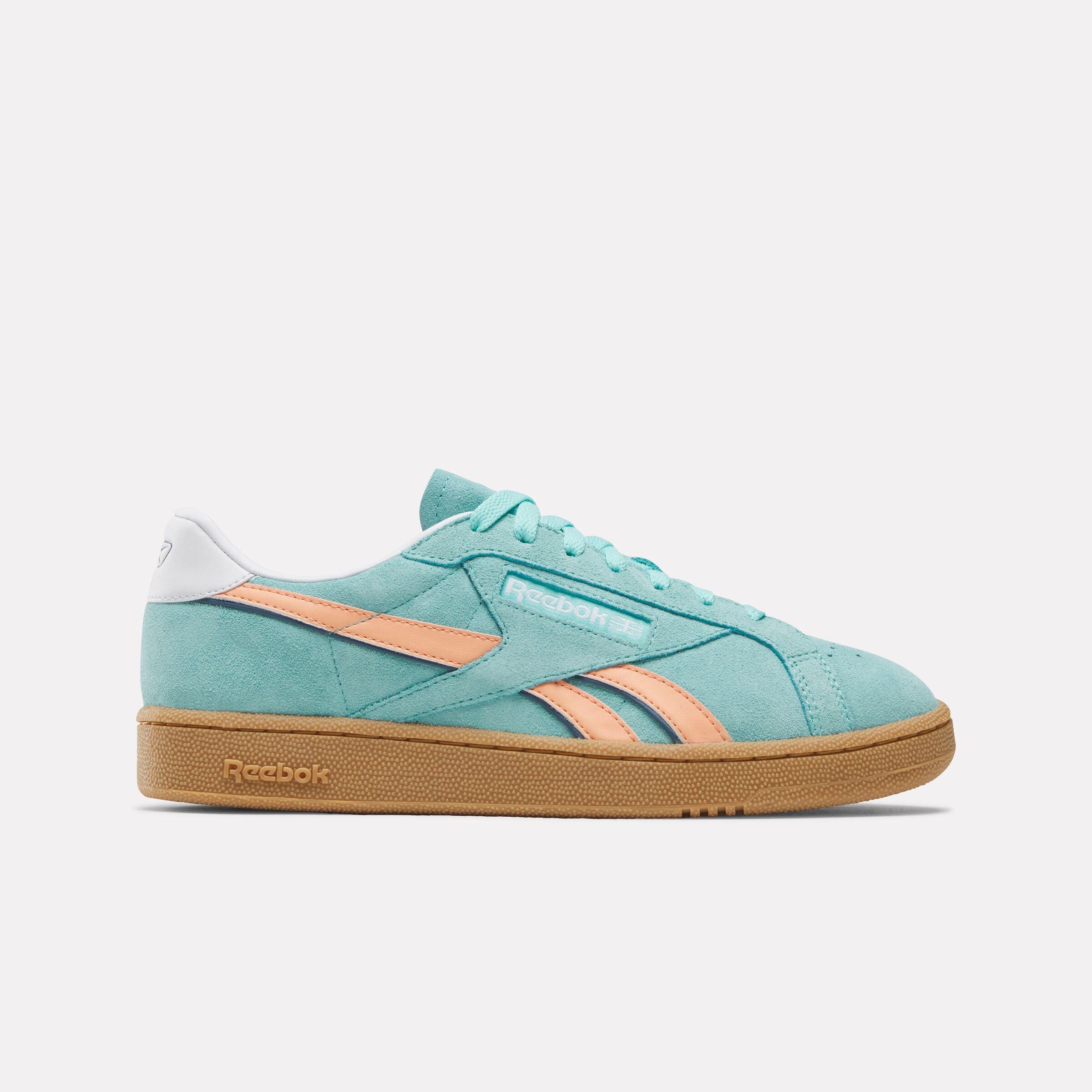 Reebok Unisex' Club C Grounds Uk  In Aqua/Orange M