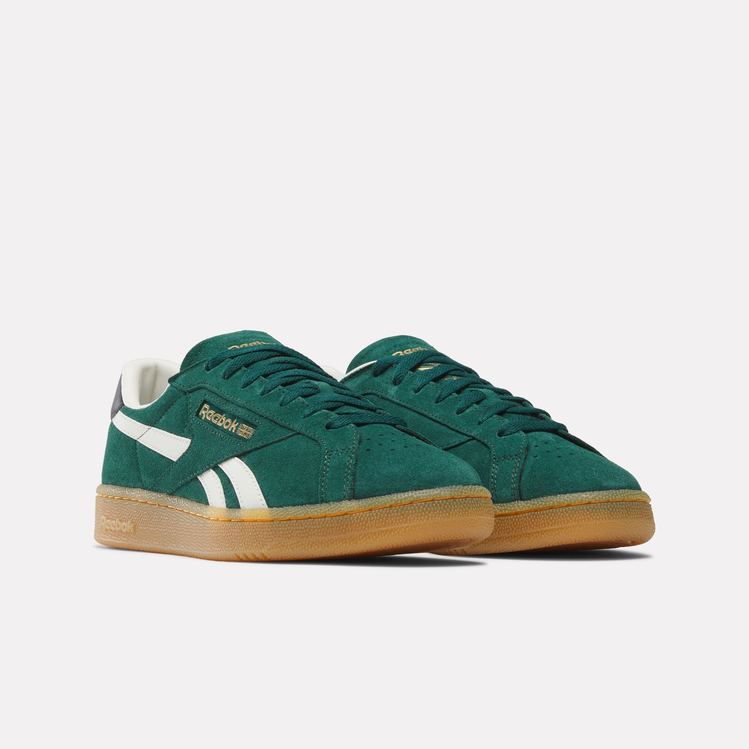 Reebok Unisex' Club C Grounds Uk  In Collegiategreen/Black/Gum M