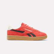 Reebok Unisex' Club C Grounds Uk  In Sunsetcoral/Black/ M