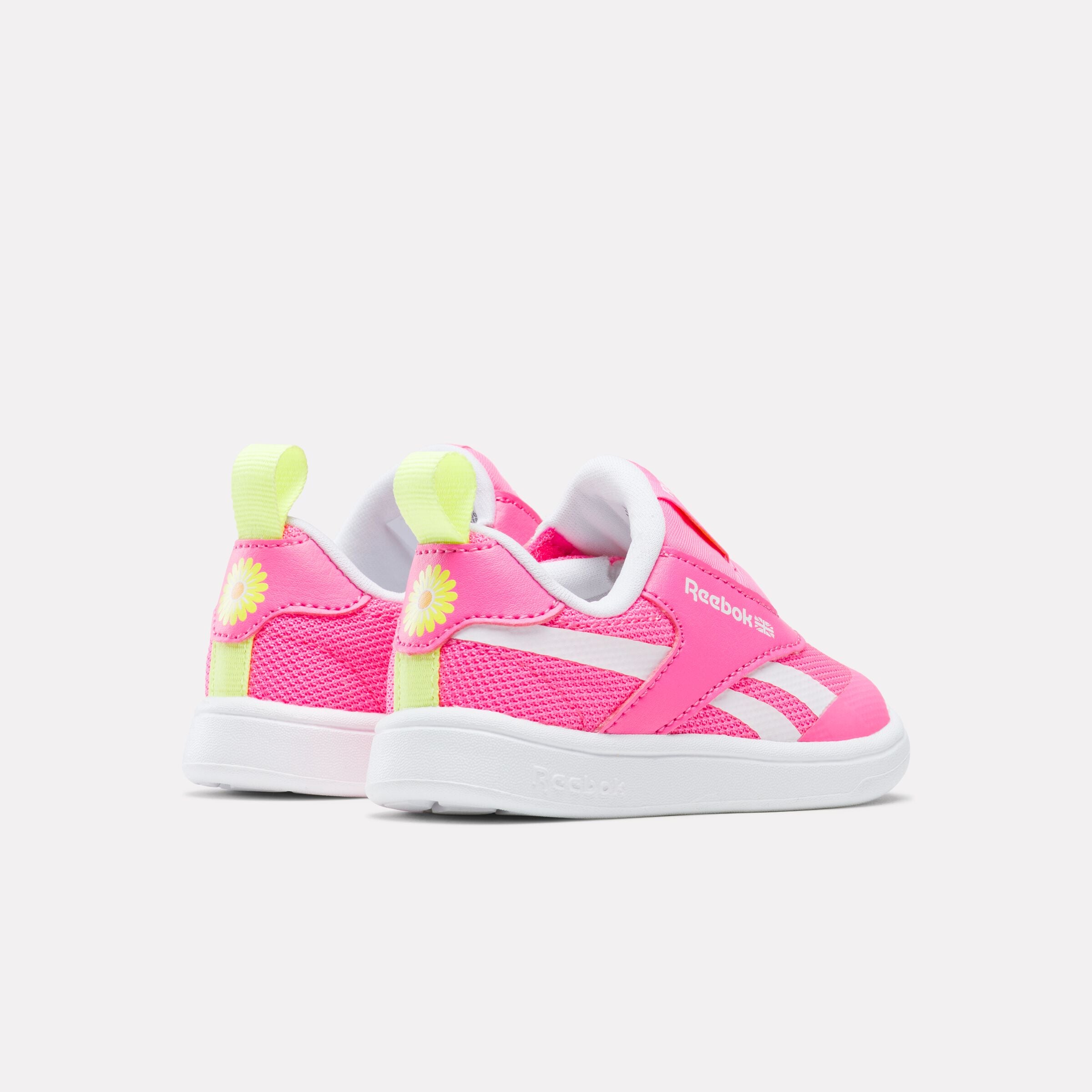 Reebok Girl's' Club C Revenge Slip On  In Atomic Pink/ Yellow M