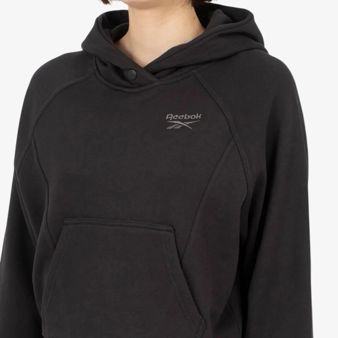 Reebok Women's Icon Elements Ft Hoodie  In Black REG