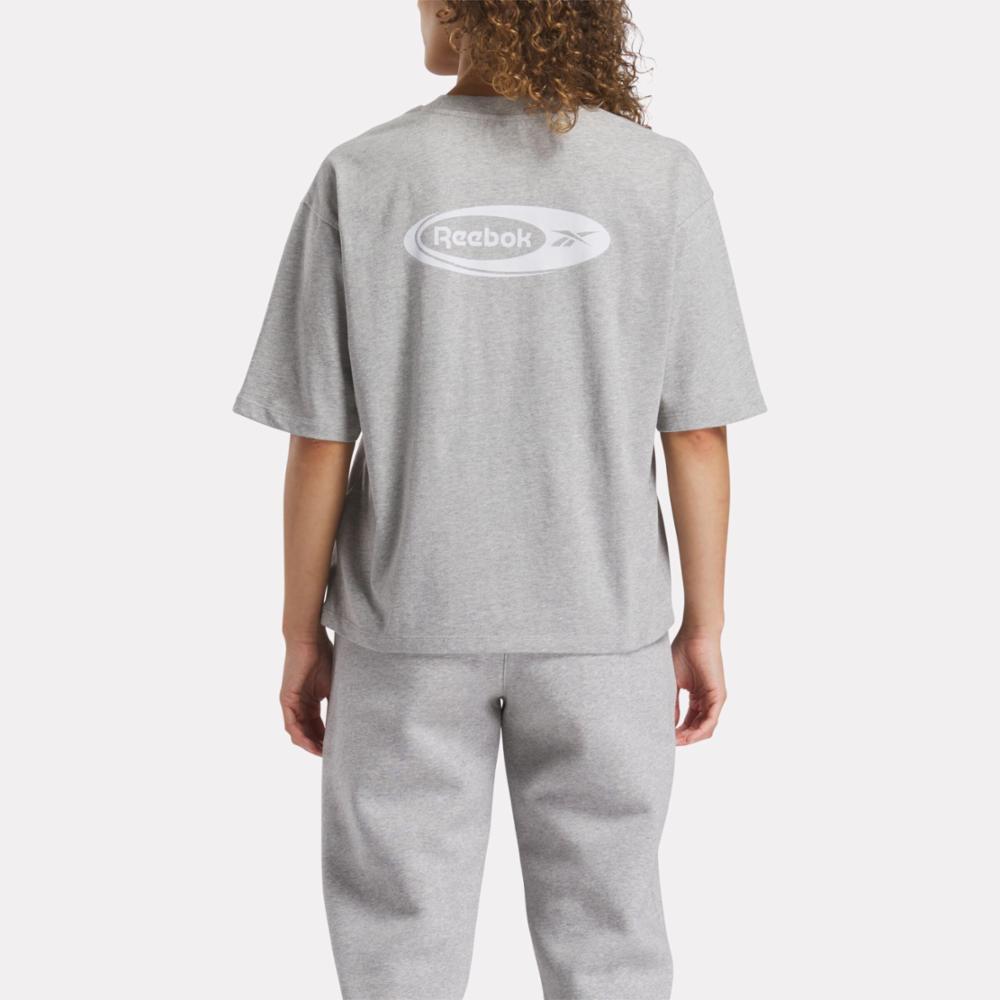 Reebok Apparel  Women's Ide Brand Proud Tee Reebok Training App Women Grey Reg