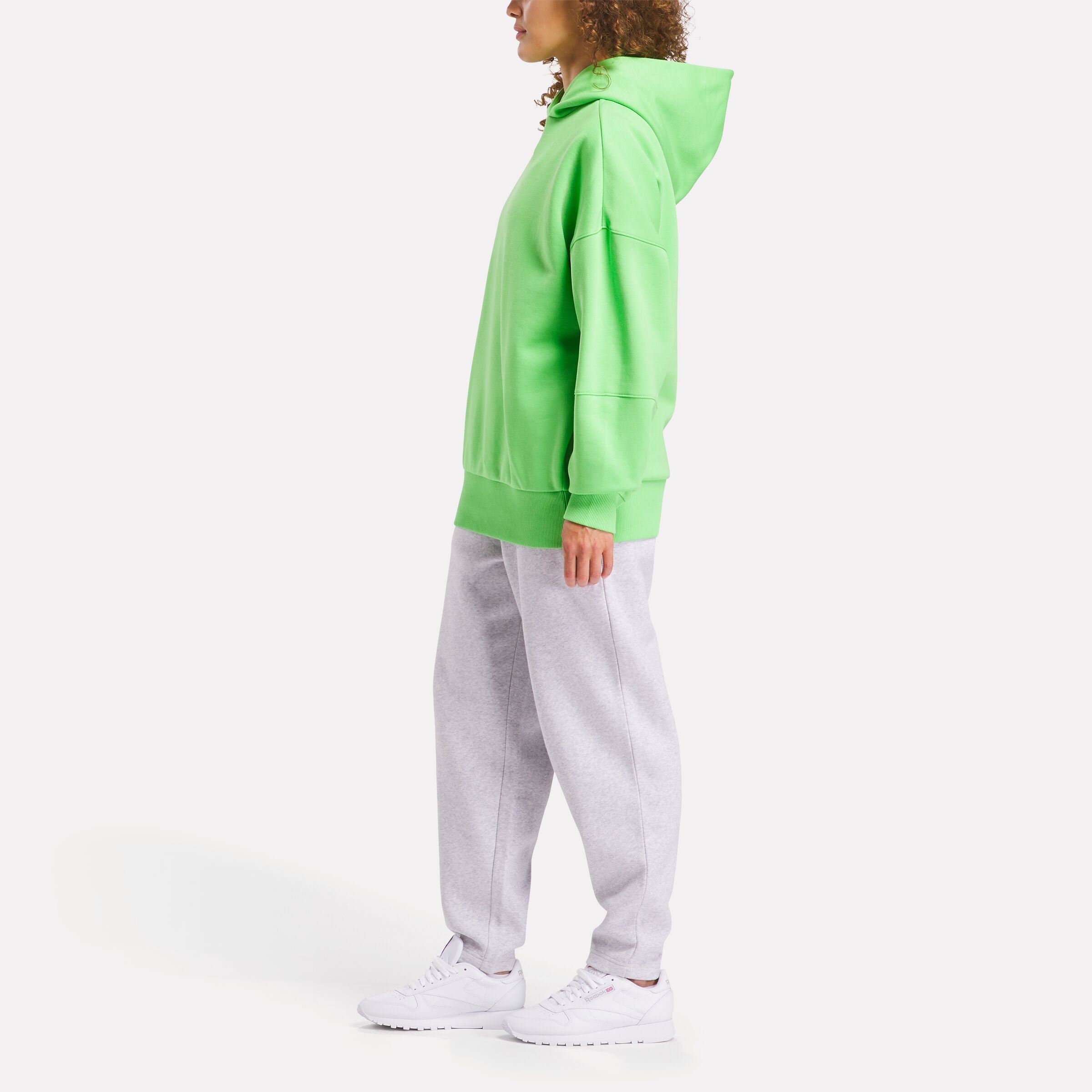 Reebok Women's Lux Oversized Hoodie  In Solar REG