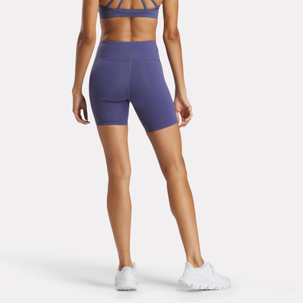 Reebok Apparel  Women's Lux High Rise Bike Short Reebok Training App Women Purple Reg