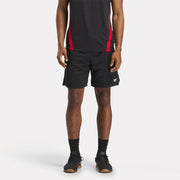 Reebok Apparel  Men's Reebok Basketball Mesh Short Reebok Training App Men Black Reg