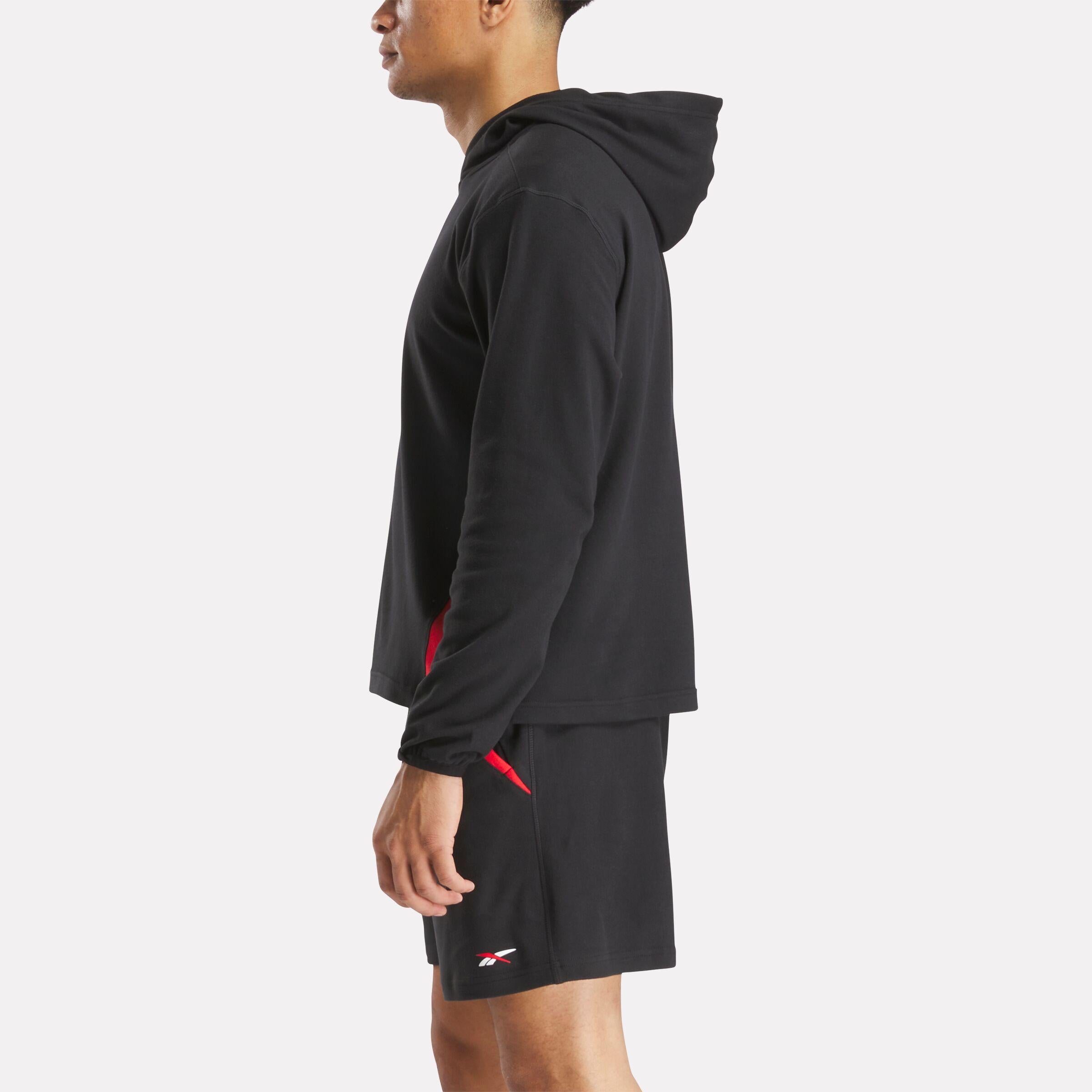 Reebok Apparel  Men's Id Train Energy Hoodie Reebok Training App Men Black Reg