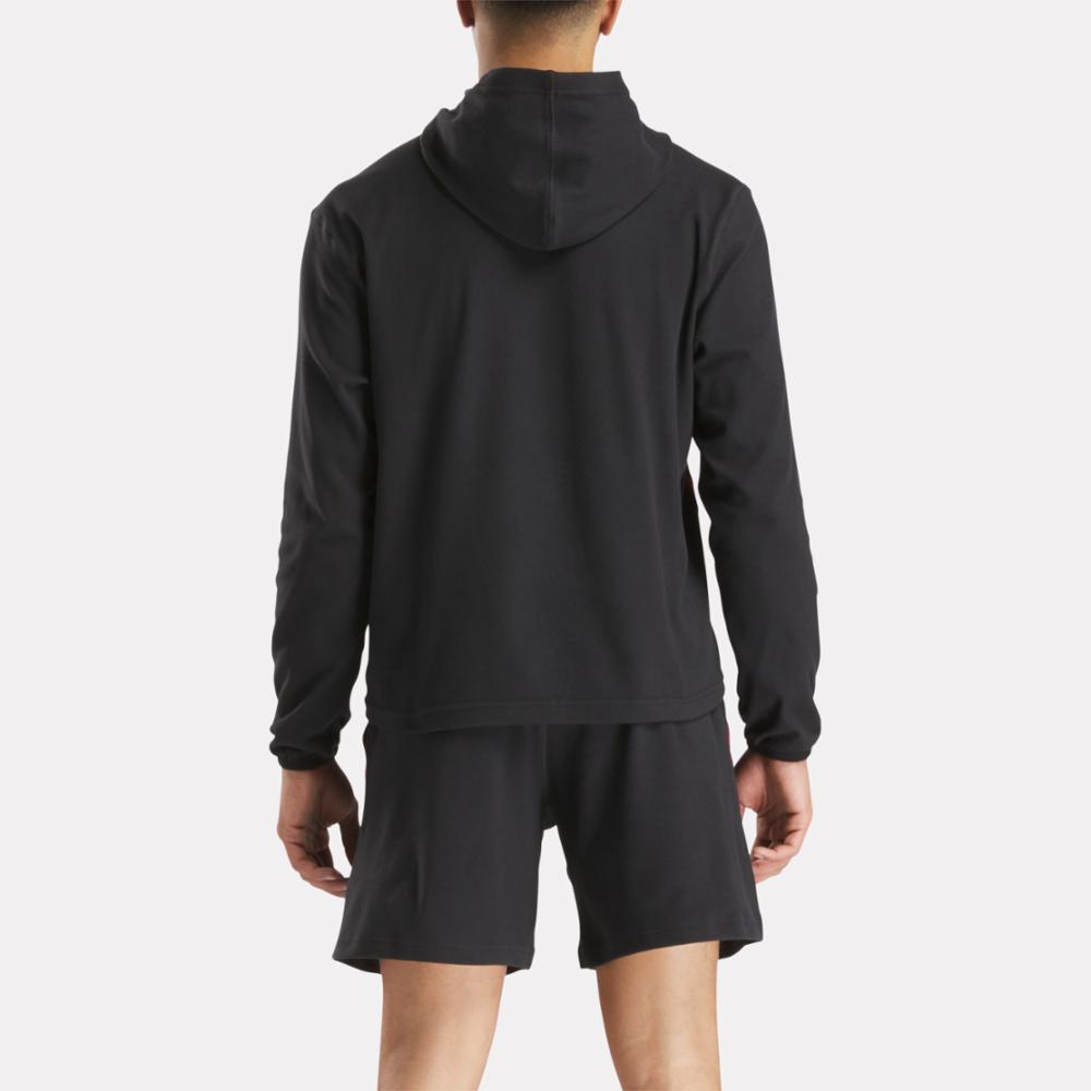 Reebok Apparel  Men's Id Train Energy Hoodie Reebok Training App Men Black Reg