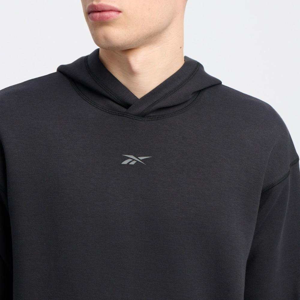Reebok Apparel  Men's Athlete Hoodie Reebok Training App Men Black Reg
