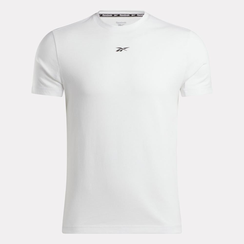 Reebok Apparel  Men's Athlete Tee Reebok Training App Men White Reg