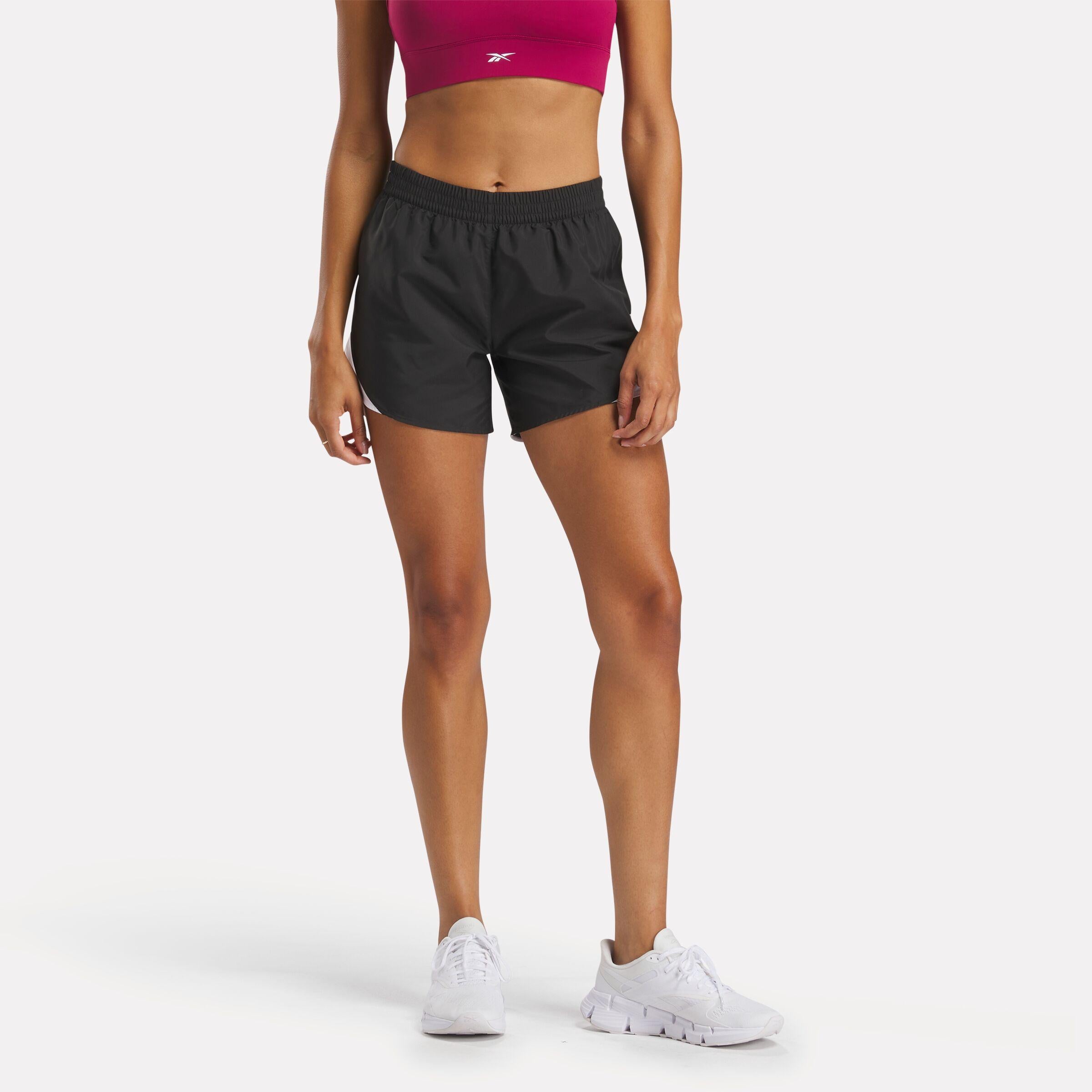 Reebok Apparel  Women's Id Train Woven Short Reebok Training App Women Black Reg