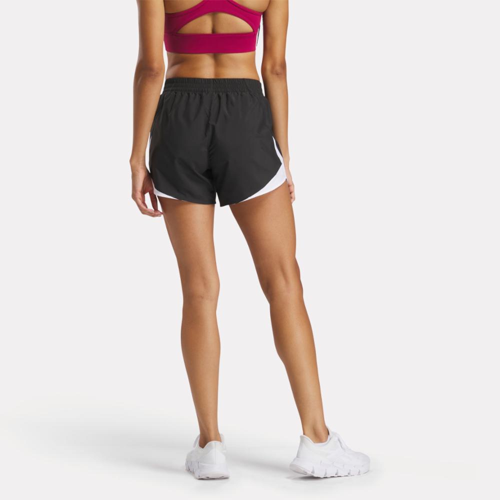 Reebok Apparel  Women's Id Train Woven Short Reebok Training App Women Black Reg