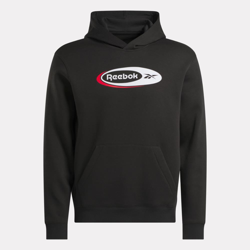 Reebok Apparel  Men's Ri Brand Proud Hoodie Reebok Classics App Men Black Reg