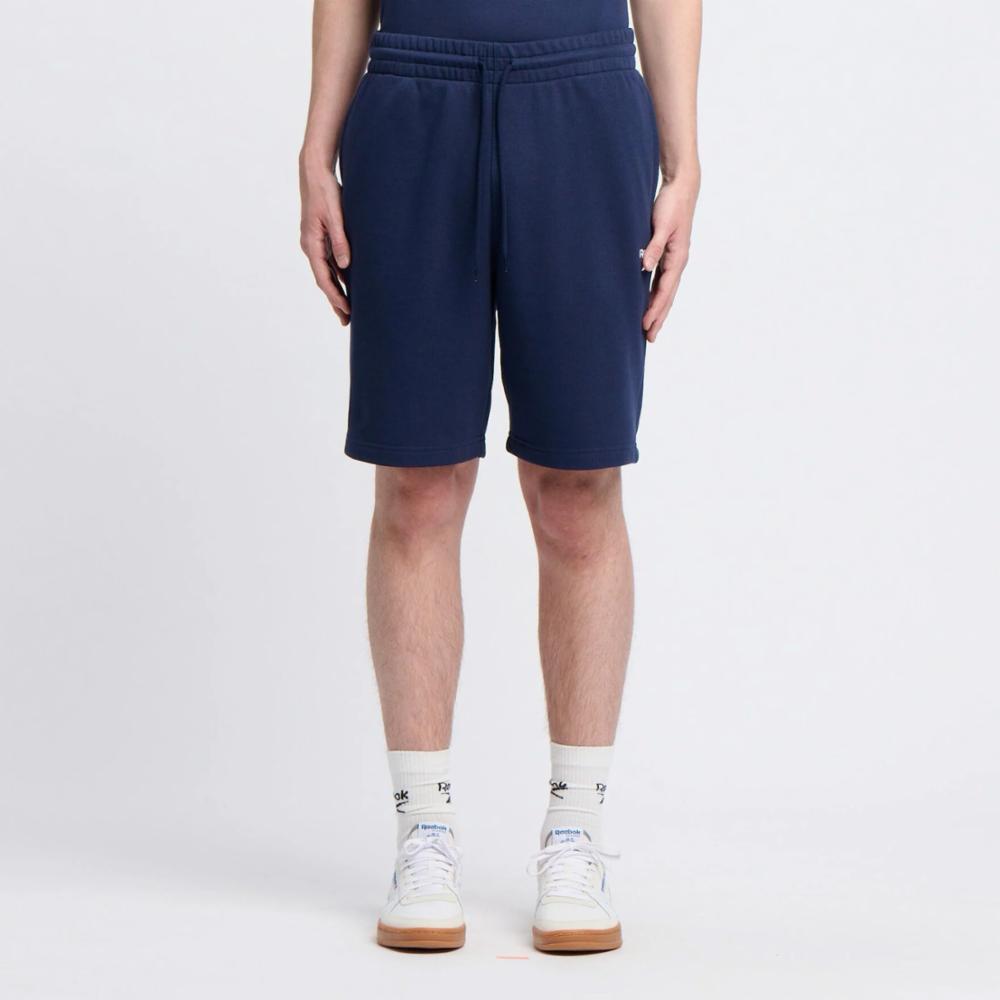 Reebok Apparel  Men's Reebok Identity Small Logo Ft Short Reebok Training App Men Blue Reg