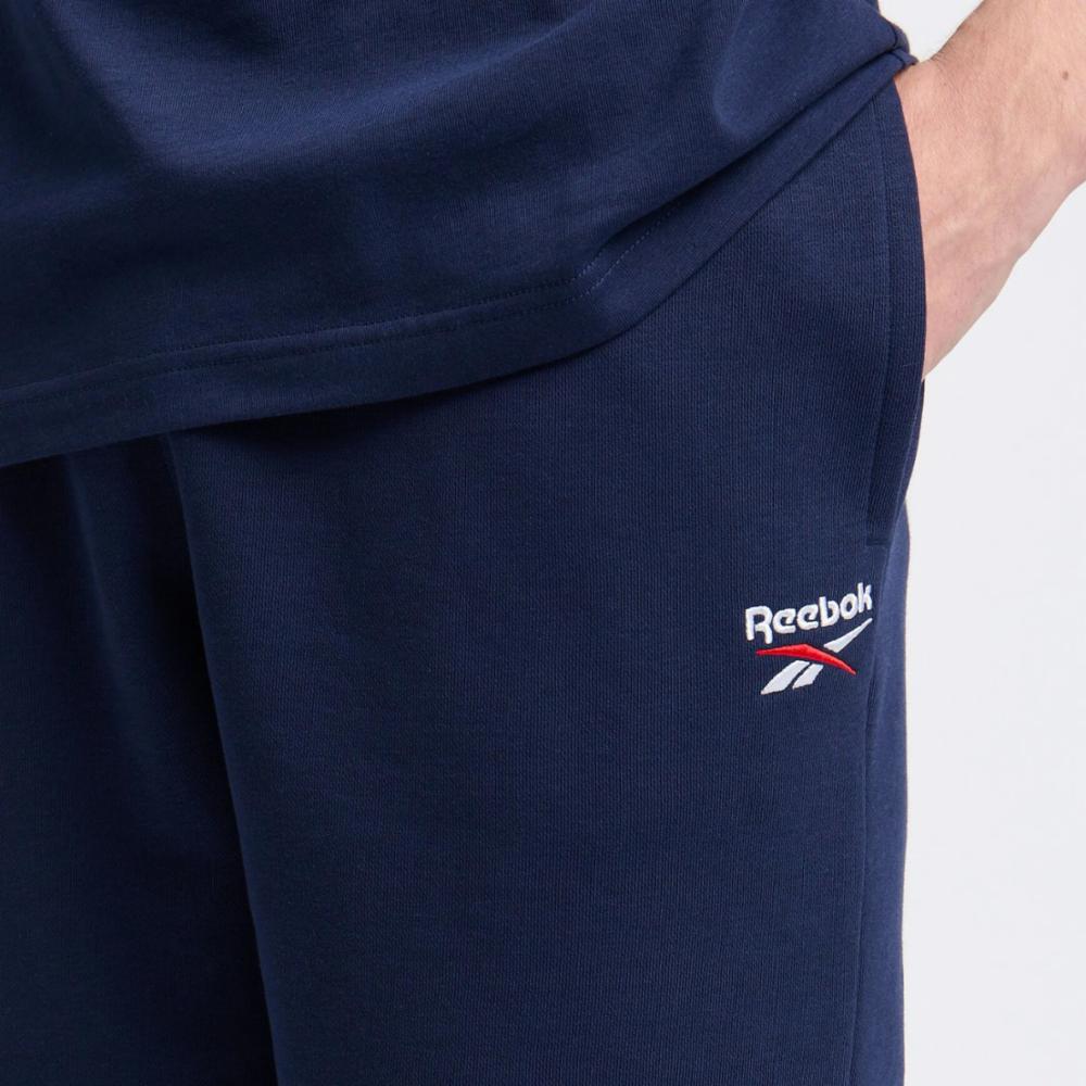 Reebok Apparel  Men's Reebok Identity Small Logo Ft Short Reebok Training App Men Blue Reg