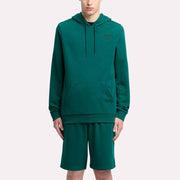 Reebok Apparel  Men's Reebok Identity Small Logo Ft Hoodie Reebok Training App Men Green Reg