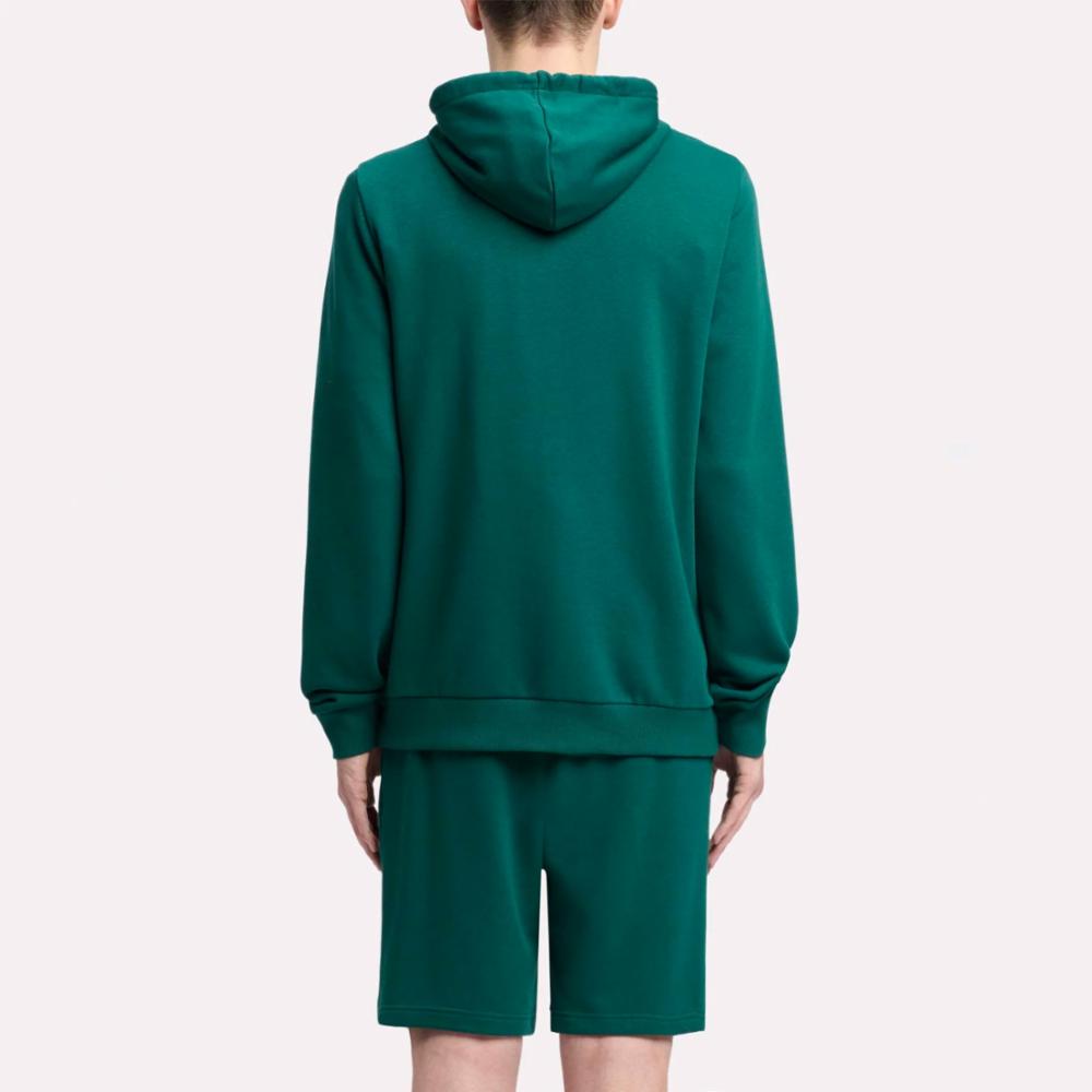 Reebok Apparel  Men's Reebok Identity Small Logo Ft Hoodie Reebok Training App Men Green Reg