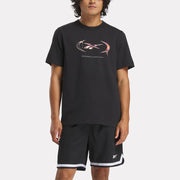 Reebok Apparel  Men's Gs Basketball Drip Tee Reebok Classics App Men Black Reg