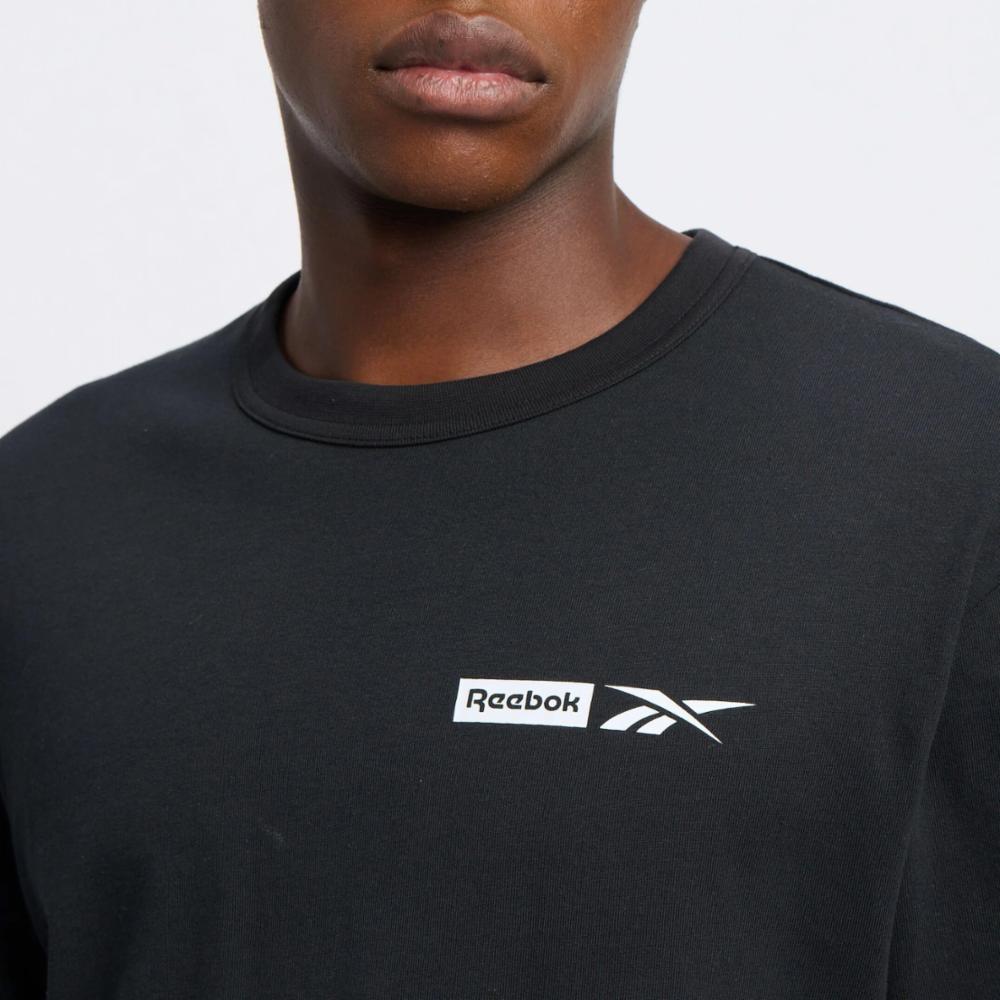Reebok Apparel  Men's Gs Basketball Post Up Tee Reebok Classics App Men Black Reg