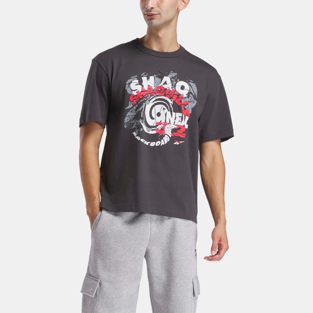 Reebok Apparel  Men's Gs Hs Shaq Spiral Tee Reebok Classics App Men Black Reg