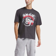 Reebok Apparel  Men's Gs Hs Shaq Spiral Tee Reebok Classics App Men Black Reg