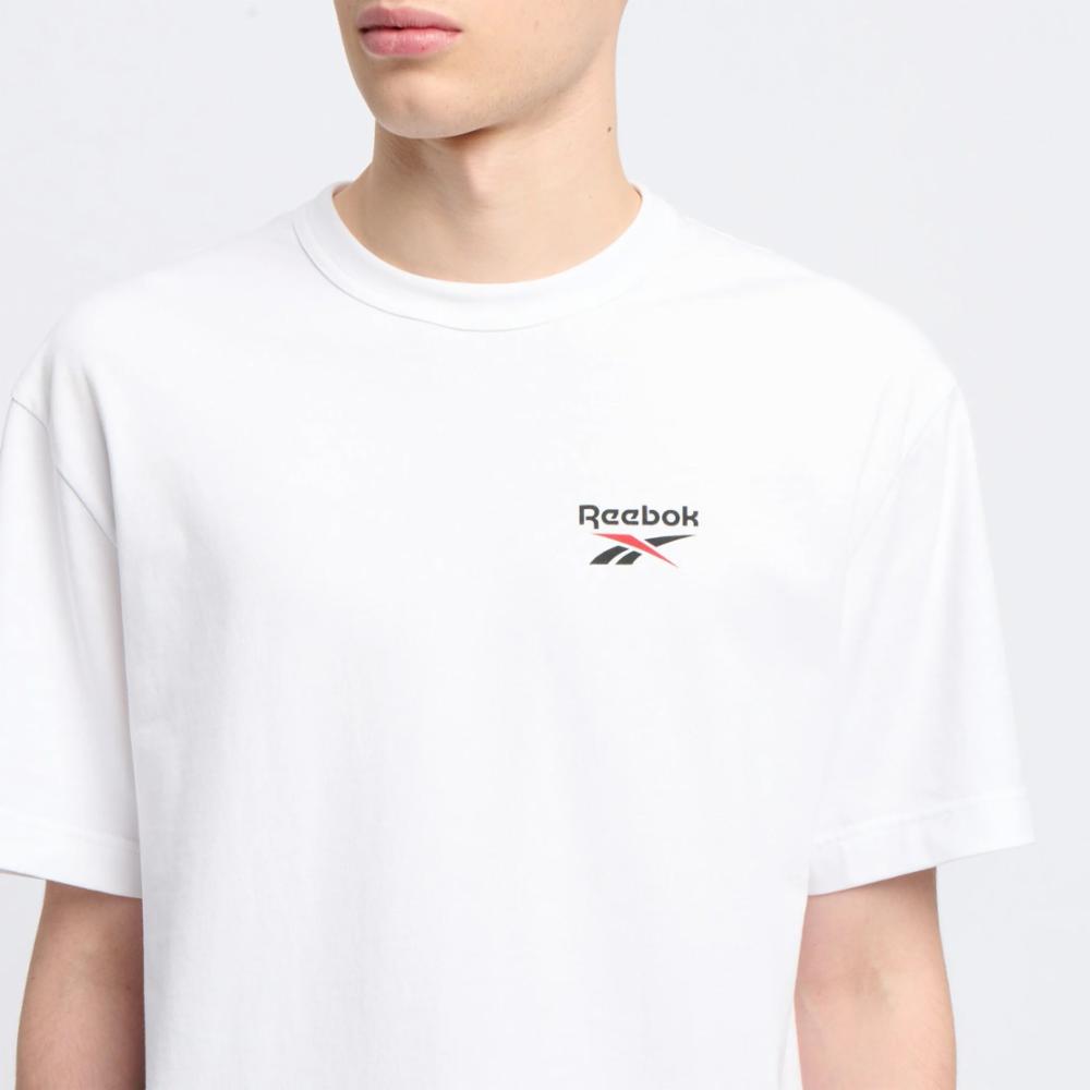 Reebok Apparel  Men's Gs Hs Shaq Logo Tee Reebok Classics App Men White Reg