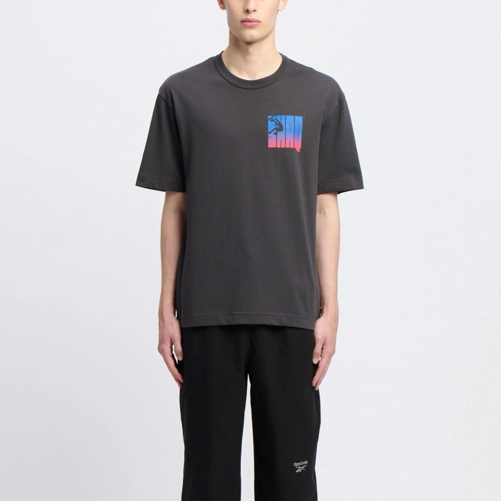 Reebok Apparel  Men's Gs Hs Shaq Silo Logo Tee Reebok Classics App Men Black Reg