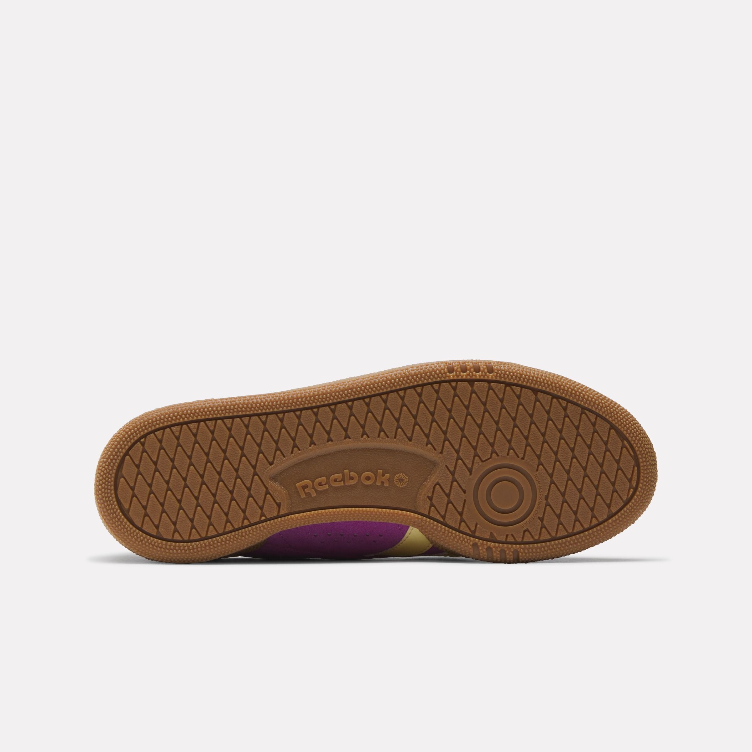 Reebok Women's Club C Grounds Uk  In Purplerave/Bleachedyellow/Chal M