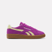 Reebok Women's Club C Grounds Uk  In Purplerave/Bleachedyellow/Chal M