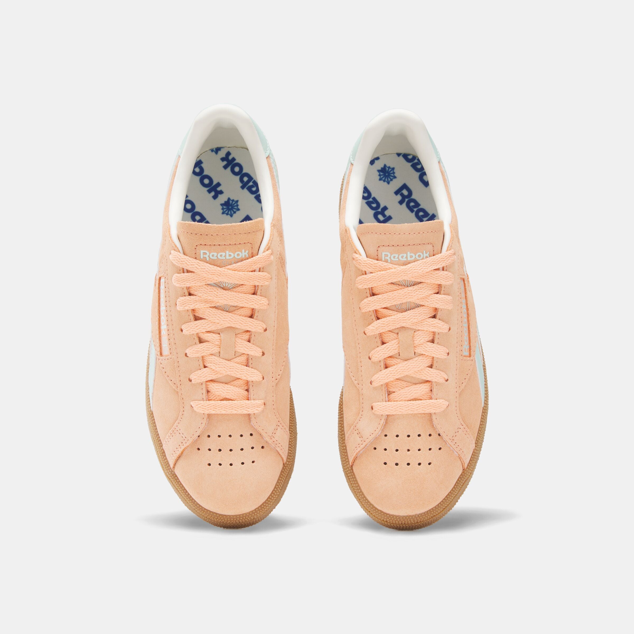 Reebok Women's Club C Grounds Uk  In Sunkissed Orange M
