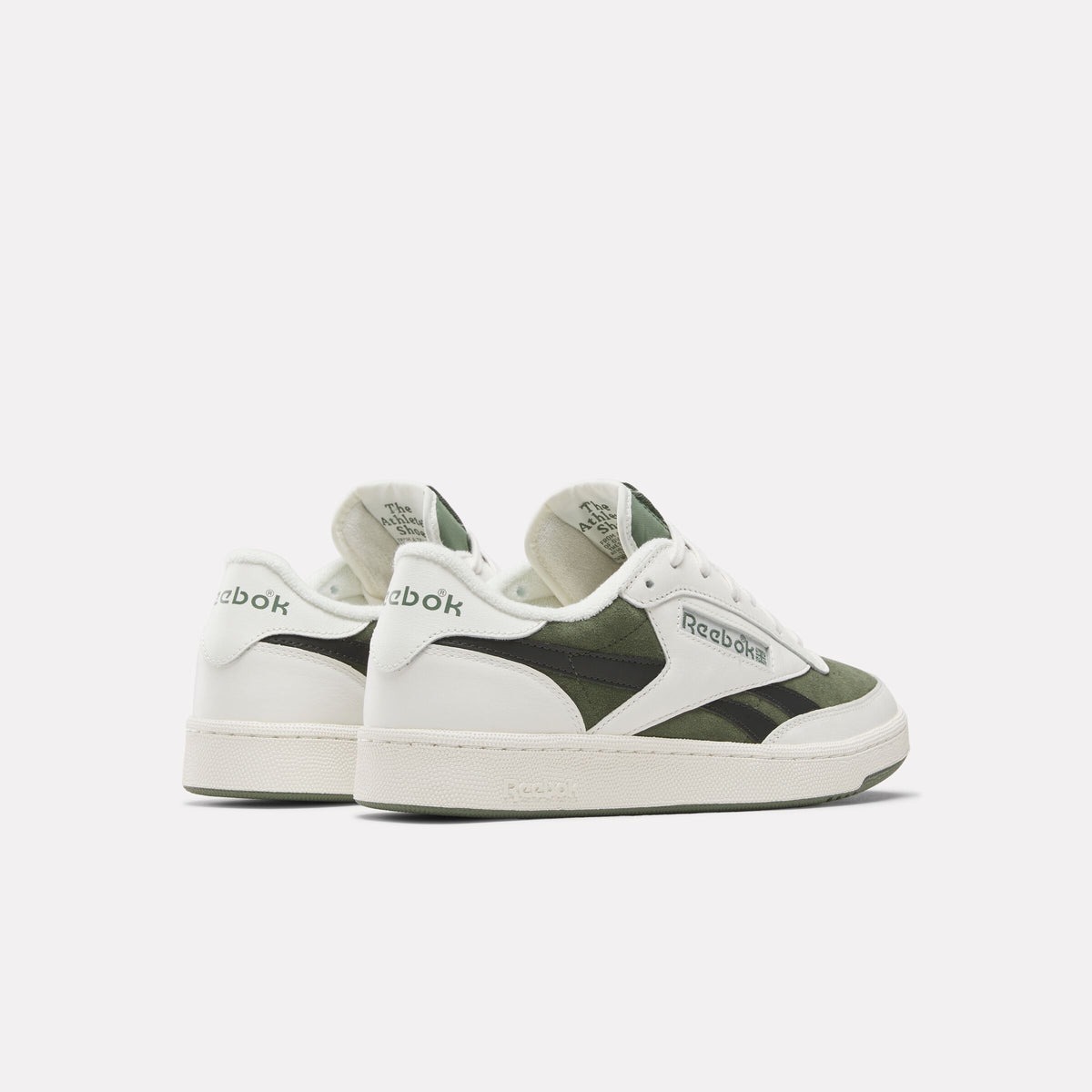 Reebok Unisex' Club C Revenge Vintage Ii  In Chalk/Breakawaygreen/Washedbla M