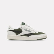 Reebok Unisex' Club C Revenge Vintage Ii  In Chalk/Breakawaygreen/Washedbla M