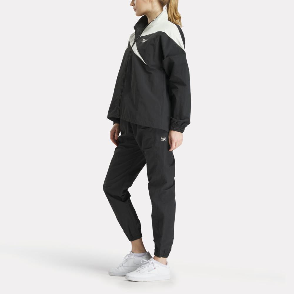 Reebok Apparel  Women's Vector Track Pant Reebok Training App Women Black Reg
