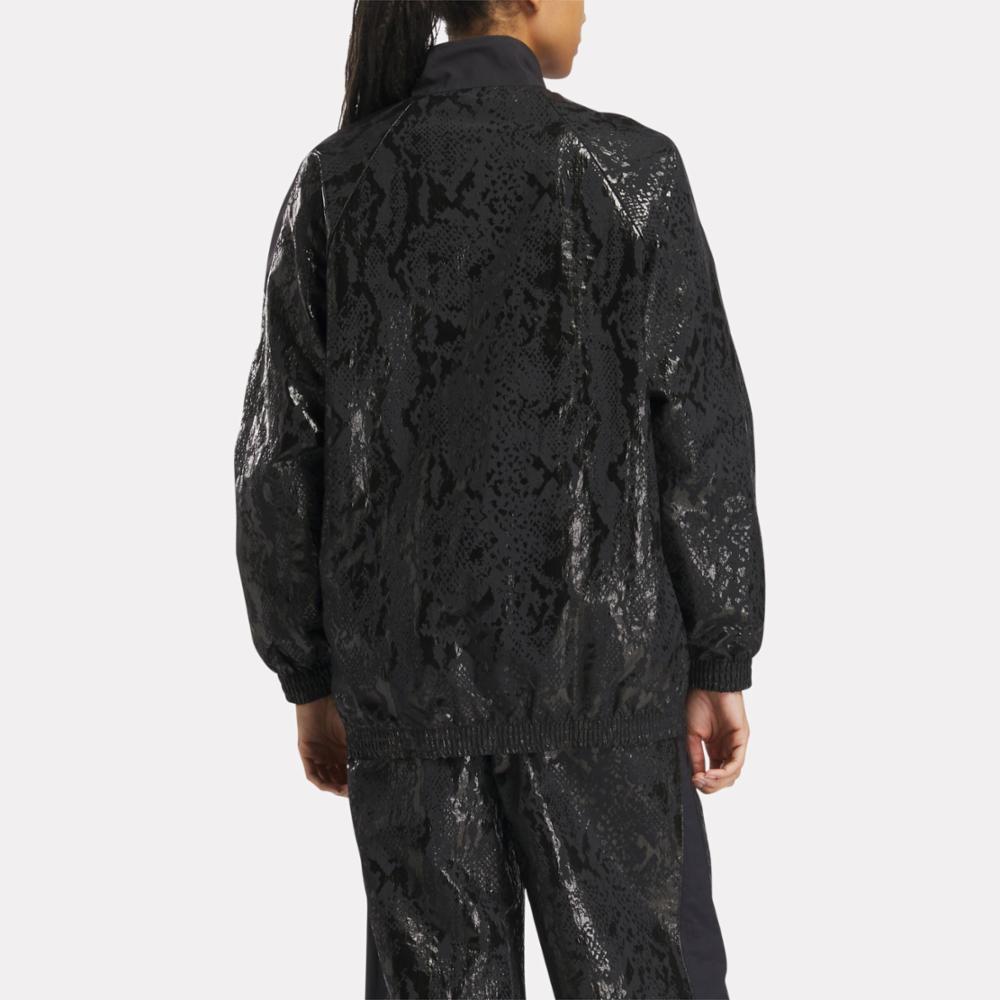 Reebok Apparel  Women's Bball Off Court Warm Up Jacket Reebok Classics App Women Black Reg