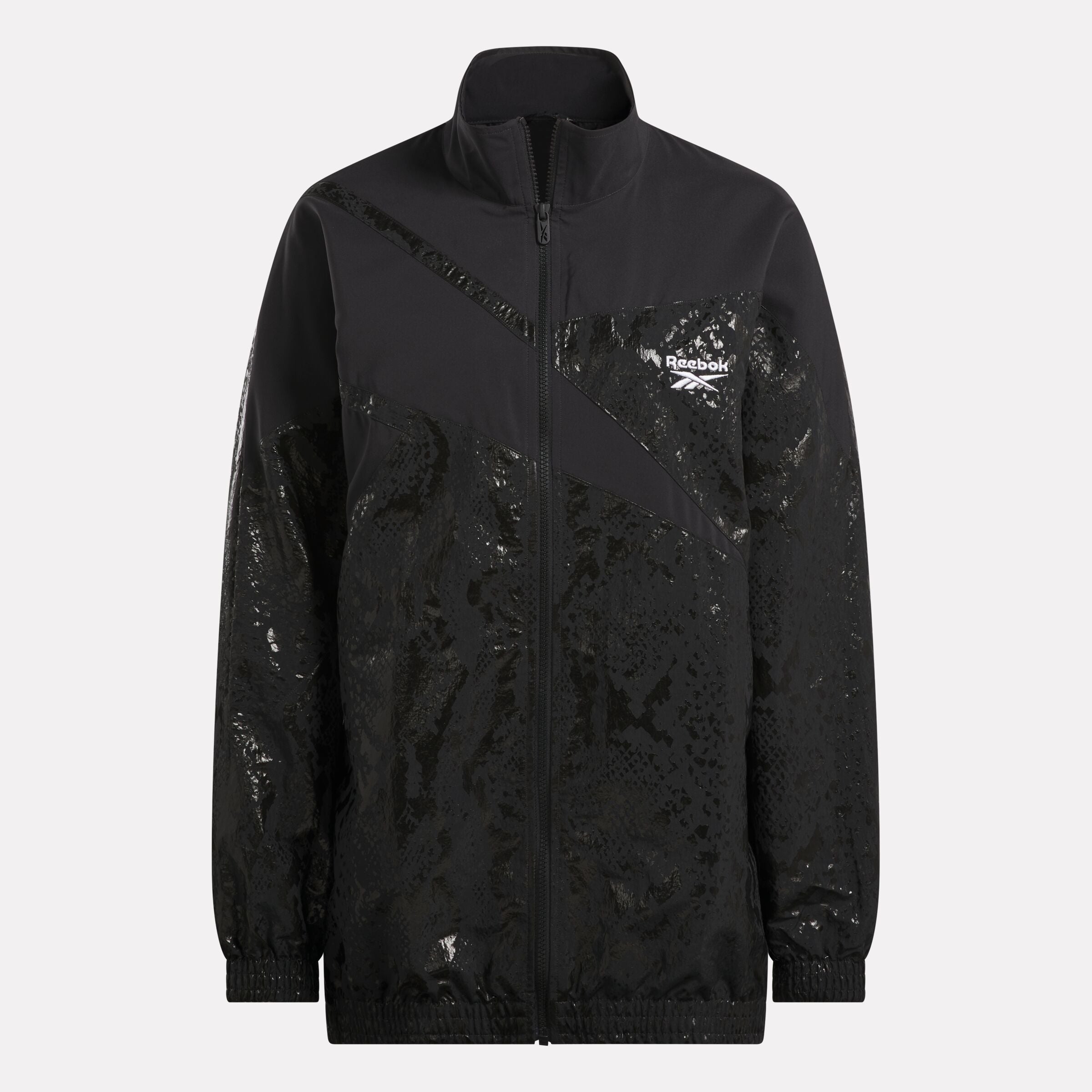 Reebok Women's Bball Off Court Warm Up Jacket  In Black REG