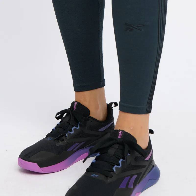 Reebok Women's Rbk Lab Seamless 7/8 Tight  In Black REG