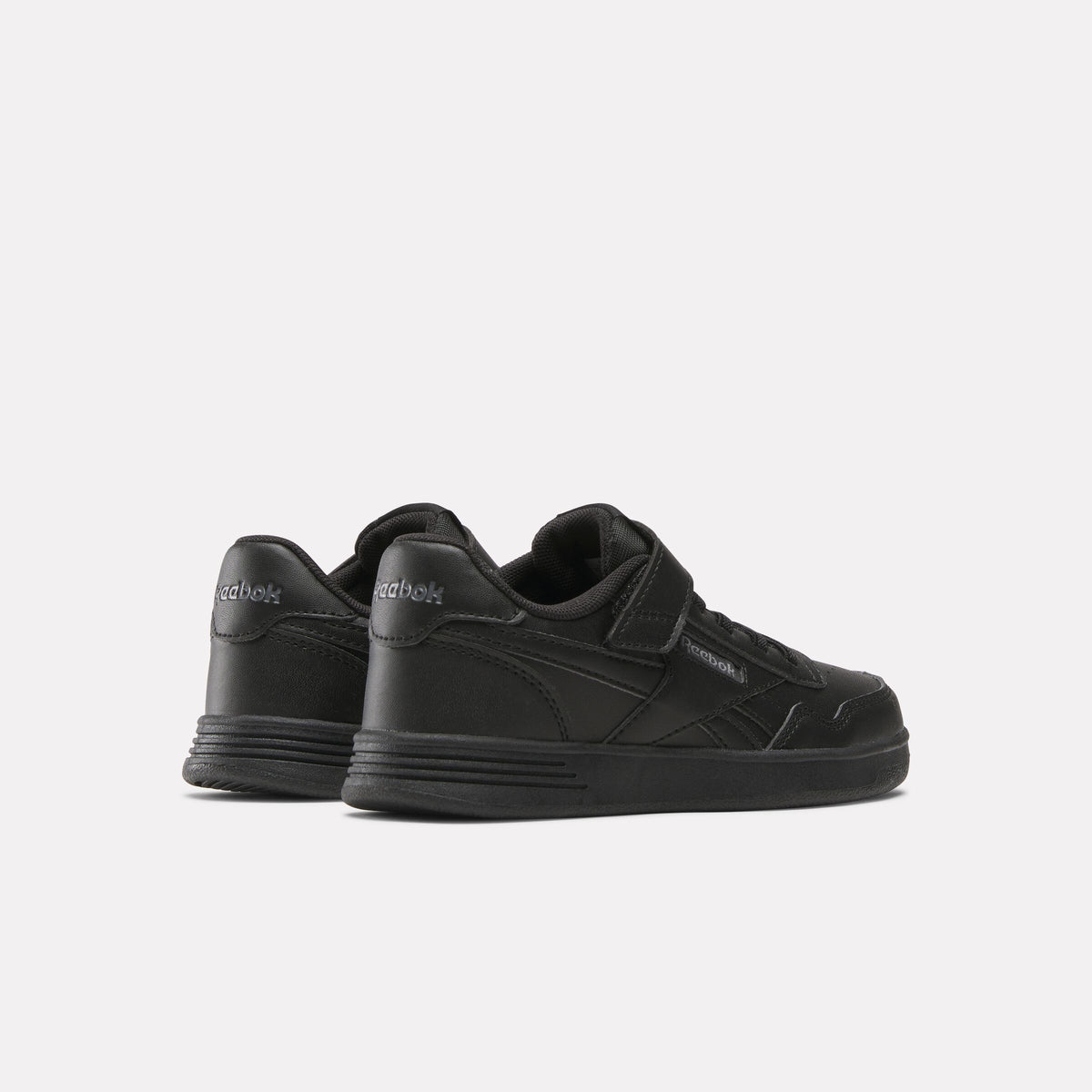 Reebok Boy's' Reebok Court Advances Elastic & Top Strap Child  In Black/Black M