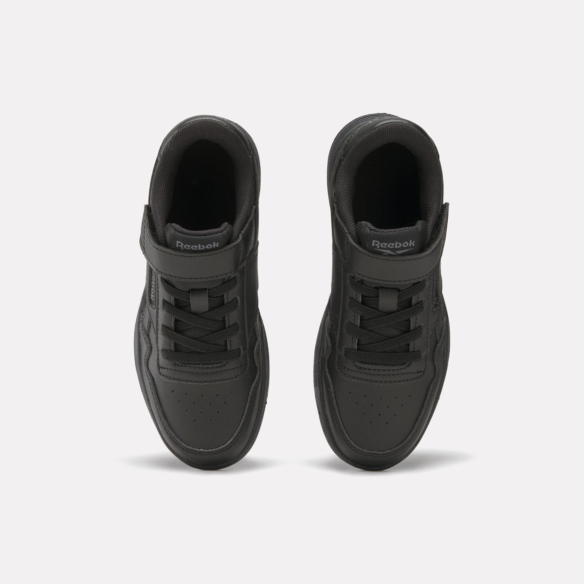 Reebok Boy's' Reebok Court Advances Elastic & Top Strap Child  In Black/Black M