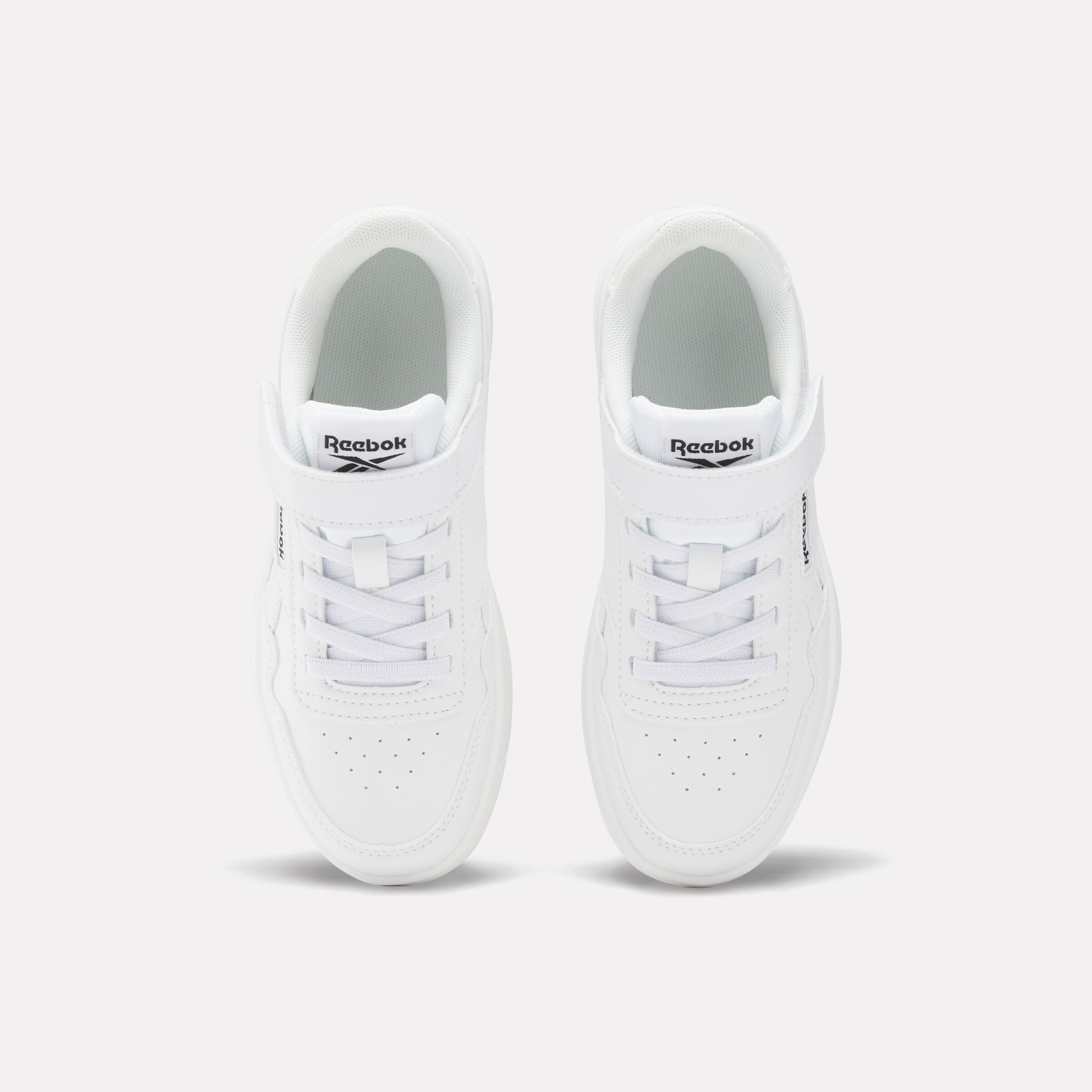 Reebok Boy's' Reebok Court Advances Elastic & Top Strap Child  In Ftwrwhite/Ftwrwhite/Ftwrwhite M