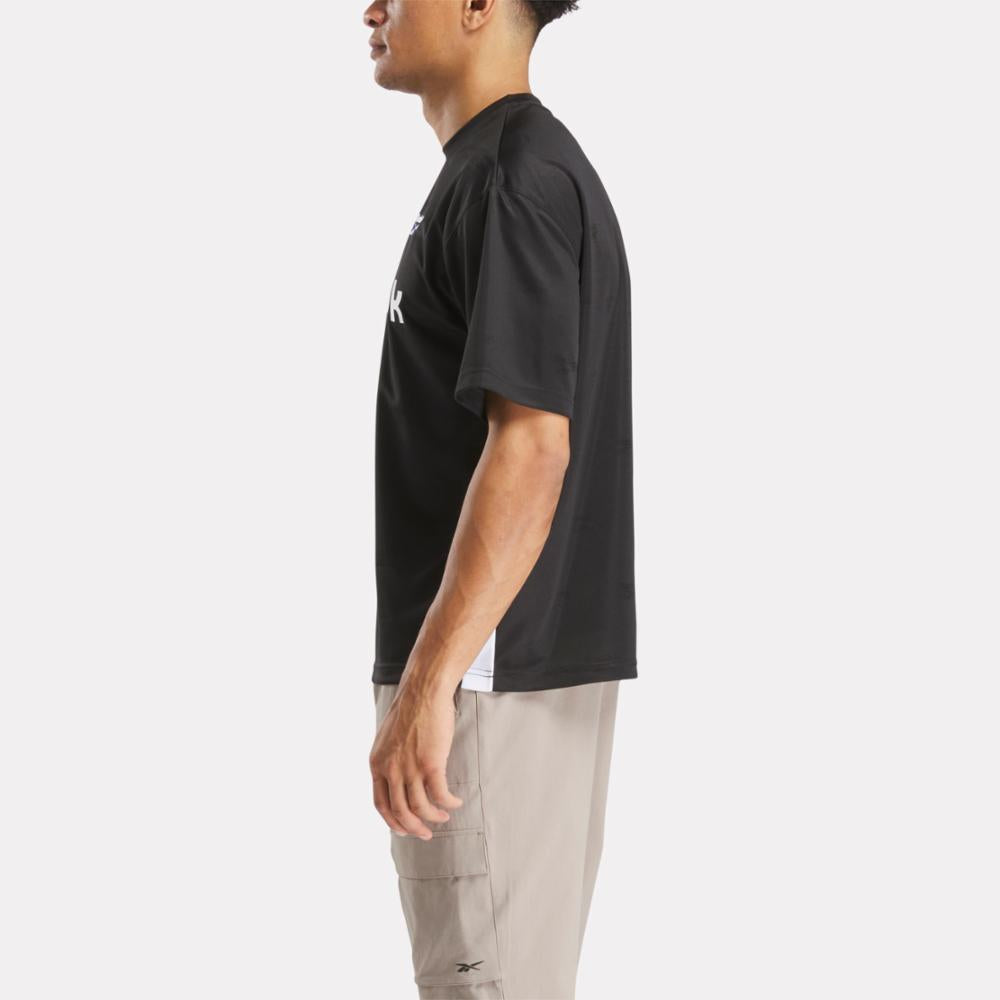 Reebok Apparel  Unisex' Ri Cross Check Jersey Reebok Classics App Men Black Reg