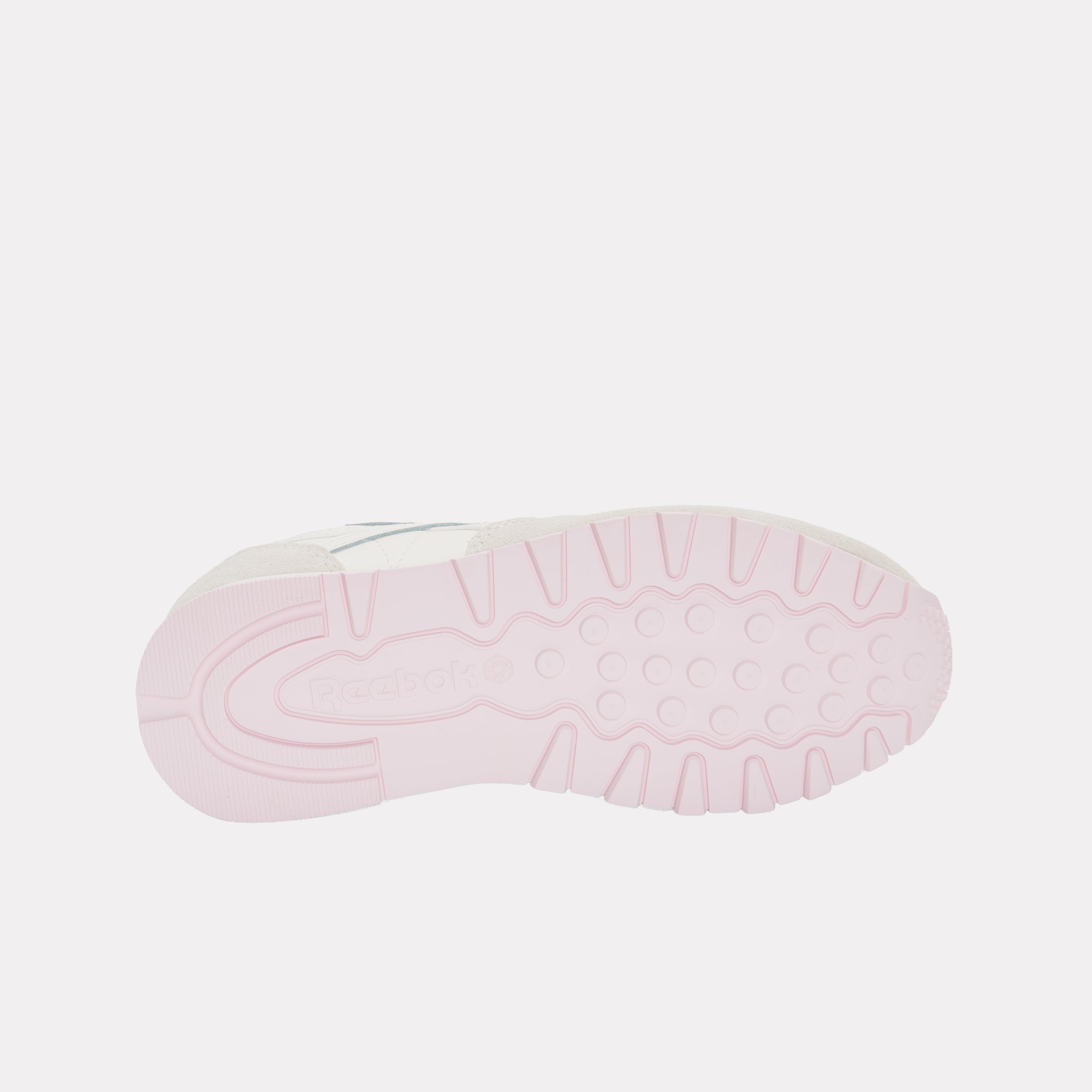 Reebok Girl's' Classic Leather Junior  M In Chalk/Frostedberry