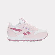 Reebok Girl's' Classic Leather Child  In White/Frostedberry/Studiop M